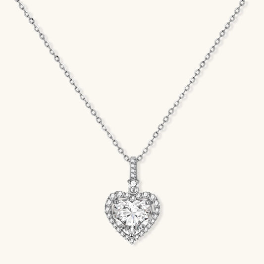 Heart of Light Moissanite Necklace