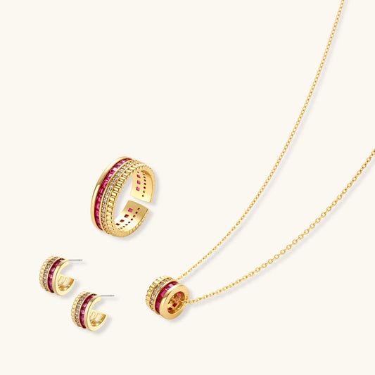 Royal Ruby Stack Set