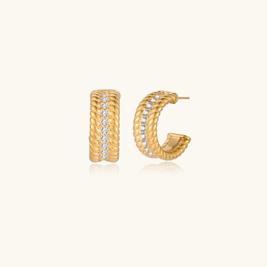 Twisted Confidence Hoops