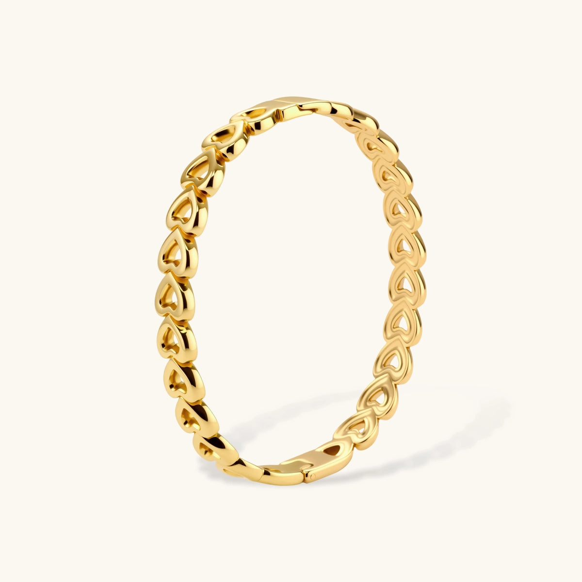 Linked Hearts Bangle