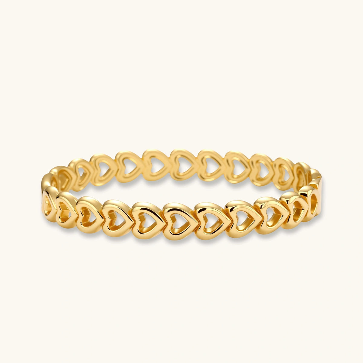 Linked Hearts Bangle